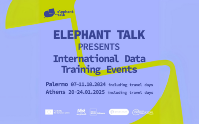 ELEPHANT TALK : Open Call for the International Data Training Events to Combat Gender-Based Hate Speech