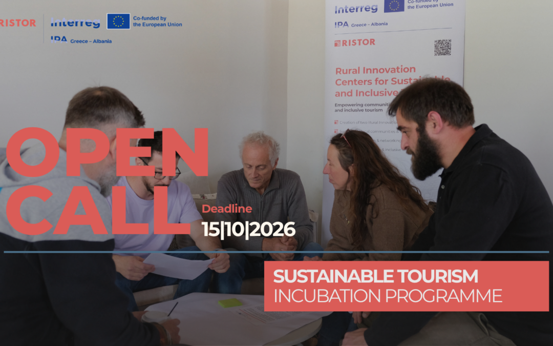 Incubation Program on Sustainable Tourism for existing entrepreneurs and people interested in developing an idea